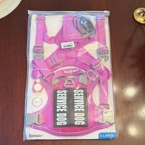 BARKBAY Pink Service Dog Harness. NWT